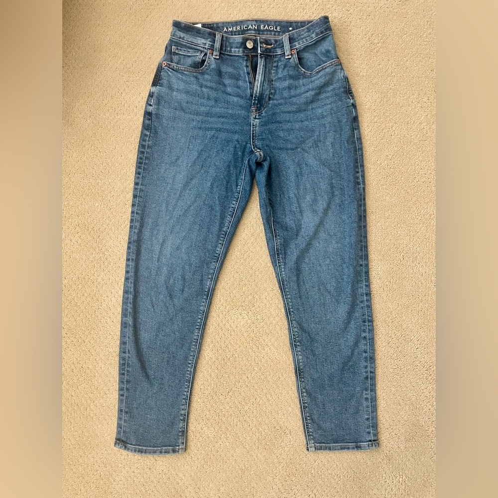 AE Stretch Mom Jean Size 2